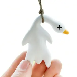 Color Changing Duck Pendant for Car - UV Detection, Cute and Fun Design for Home Decoration
