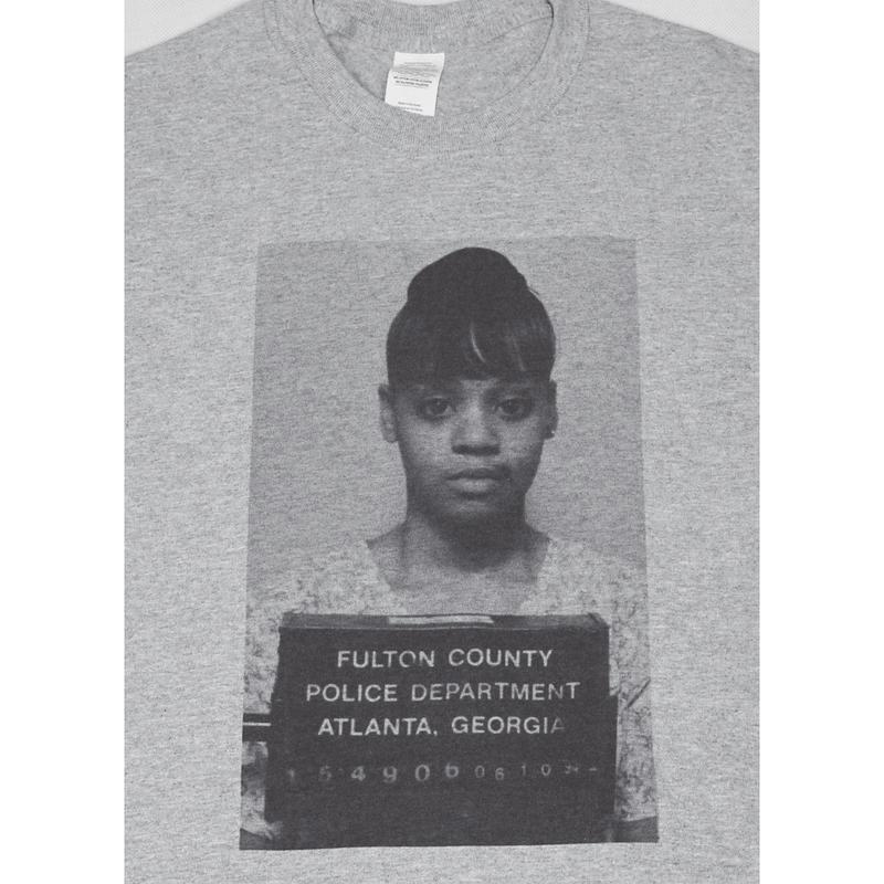 Lisaaa _Left Eye_ Lopez Tlc Mugshot Grey T-Shirt Sizes Available S-3xl Unisex Graphic Cotton Tees Soft Cotton, Unisex Fit