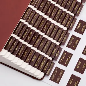 Tabs, for Women & Men, 66 Tabs for Old &  Testament, Additional 18 Tabs for Apocrypha,  Study Supplies & Christian Gifts (Brown)