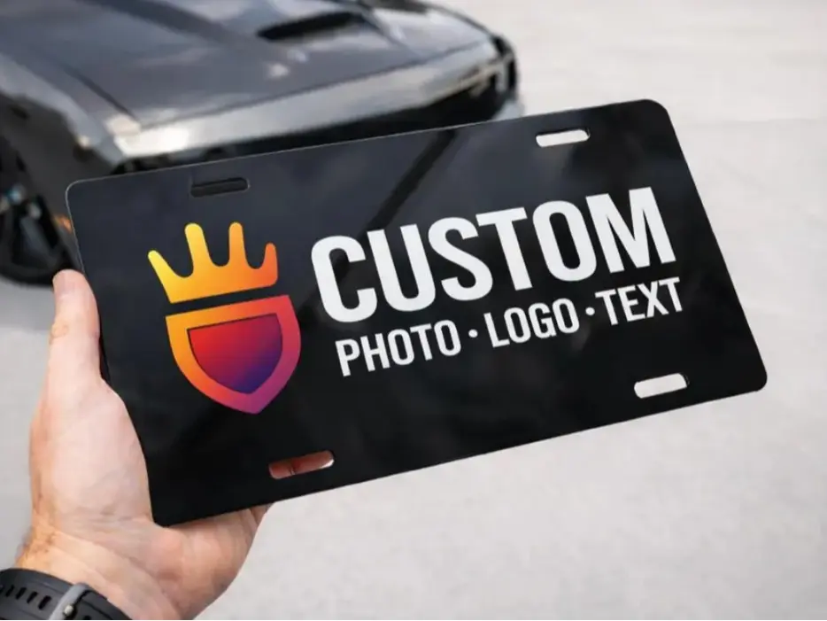 Custom License Plate 6x12