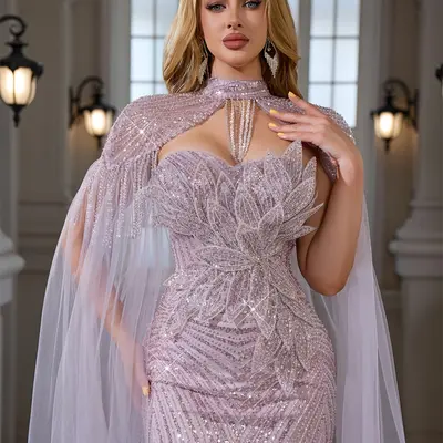 chinese dress ladies Lillian West 66371 Wedding Dress