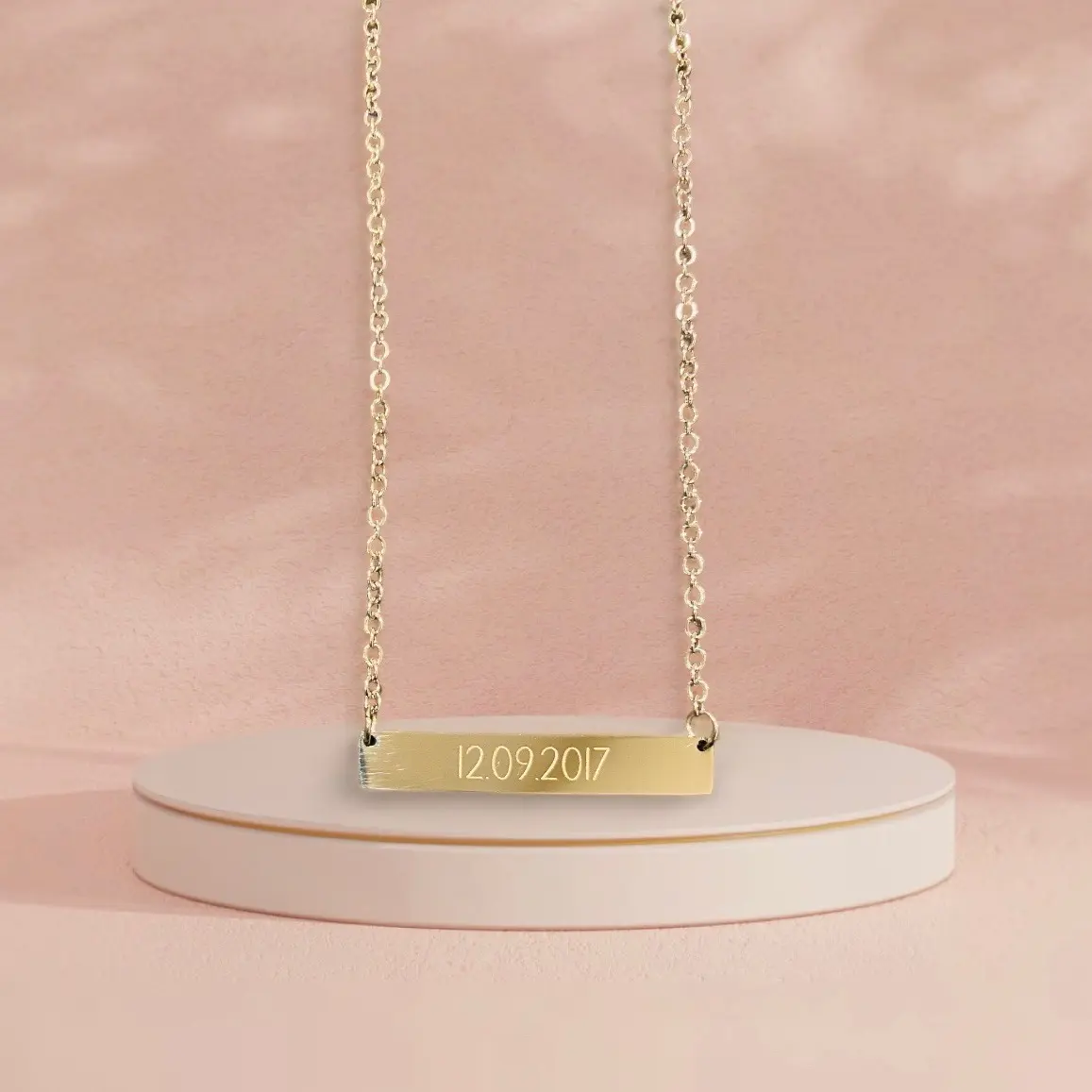 Personalized Bar Necklace