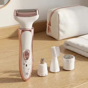 2-in-1 Rechargeable Electric Trimmer Waterproof Wet Dry Women Body Facial Bikini Hair Remover Shaver #WomenHairRemover #RechargeableTrimmer #WaterproofShaver #2in1HairTrimmer Removal Tool
