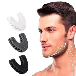 U-Shaped Jaw Exerciser, Mouth Jawline Face Fitness Chew Ball, LINGPENG Bite Breaker Training Equipment