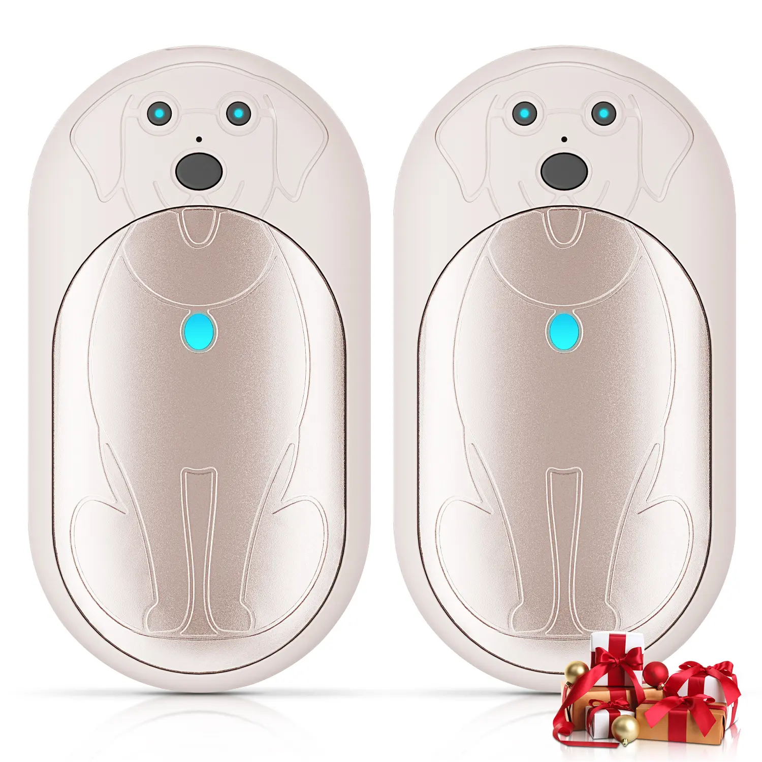 Lepwings Hand Warmers, 2-Pack Rechargeable Gift Set, Portable & Pocket-Friendly Design with 6000mAh Battery, 20H Heat and Safety Protection, Winter Skiing Gear for Adults, Compact