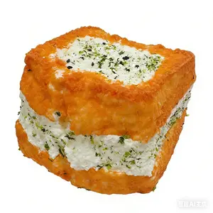 Soft Triple Layer Thick Toast Squishy Fidget Toy | Slow Rising Slow Bounce Sticky Moist Non-Toxic Moldable Squeeze Stress Toy | Stress Relief Relaxation Sensory Fidget for Kids Teens Adults  squeezeluck squishy toy