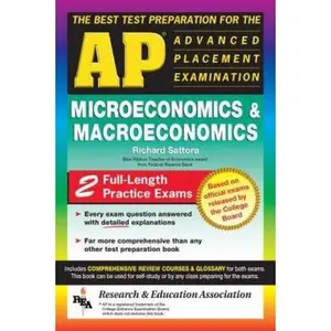 USED-AP Microeconomics and Macroeconomics (REA) - The Best Test Prep: The Best Test Prep for the Advanced Placement Exam (Advanced Placement (AP) Test Preparation) by Richard Sattora (Paperback)