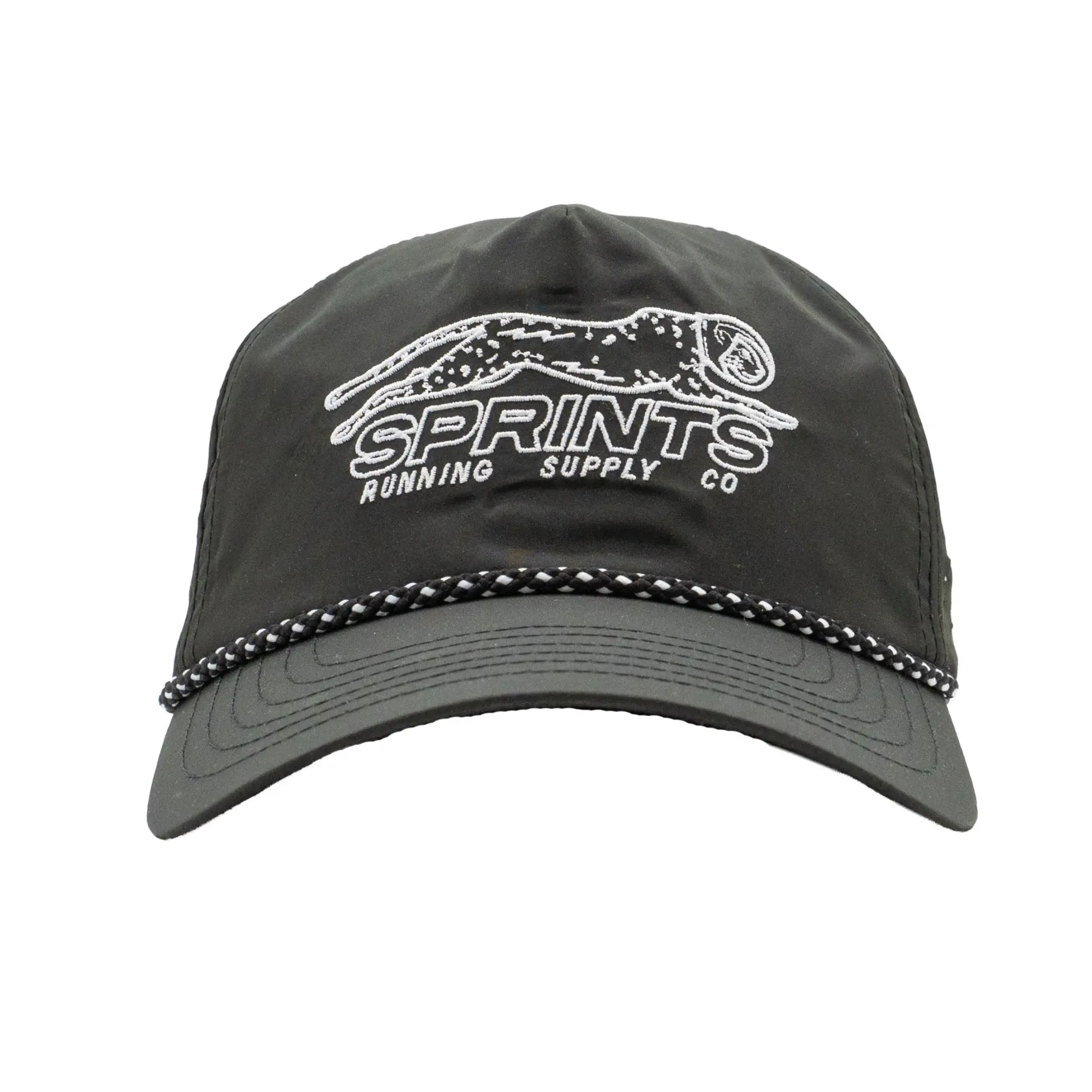 Velocity Sprints - Black EZ Rope Snapback Hat (Unisex)