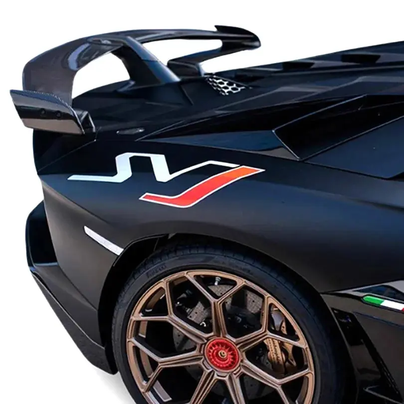 Sport Racing SVJ Speed Lightning Sticker Superleggera Body Decal Wrap Kit Decoration for Lamborghini Aventador IP750 car body