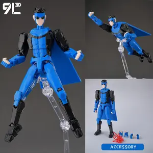 9L 3D Printed Titan 13 - American Anime Invincible Series Character Dummy 13 Multi-Jointed Articulated Mannequin Collectible Toy