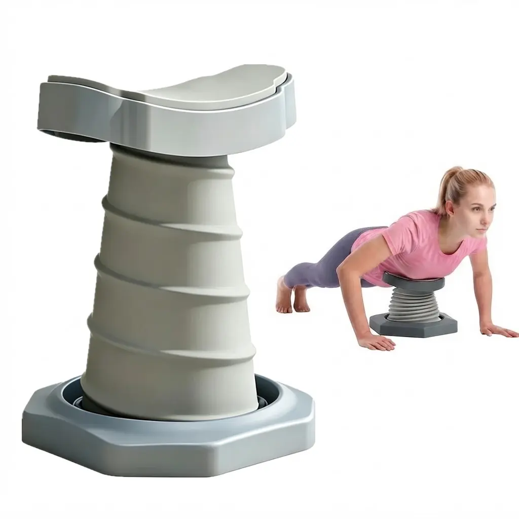 Push-Up Trainer, Home Gym Assist Device for Beginners with Upper-Body & Chest Workout Support, Core Assist & Waist Support