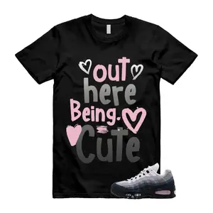 Pink Foam 95 Shirt Match Sneakers, Air Max 95 Big Bubble Pink Foam Tee, 100% Cotton, Trendy Streetwear Graphic Shirt, Unisex Fit