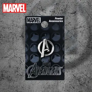 1PC Marvel Officially Licensed Emblem Collector’s Edition Deluxe Metal Lapel Pin Cool Aluminium Brooch for Clothes Bags or Jackets Fun Collectible Gift for Fans Perfect for Christmas and New Year