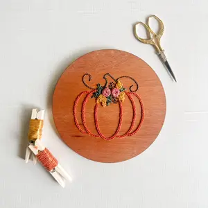 Spiced Pumpkin Embroidery Kit
