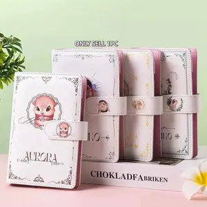 A6 Cartoon Pattern Cash Binder, Budget Planning Ledger, Financial Savings Notebook, Creative Design, Thickened Pocket Book, Diary Planner