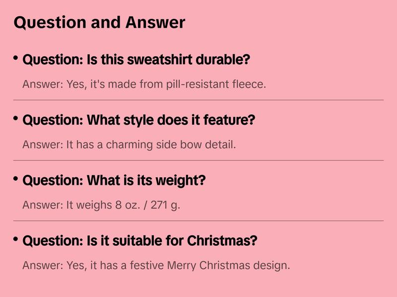 Side Bows Cakes and Bows Sweatshirt  PREPPY BOWS CHRISTMAS 2024