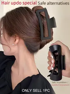 [Soft Silicone Shark Hair Clip] 1pc Soft Silicone Shark Hair Clip - Strong Non-Slip Grip, Damage-Free Removal, Versatile Fashion Accessory for Daily & Formal Occasions, Gym, Valentine's Day Gift, Travel Essential