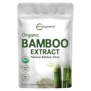 Micro Ingredients Organic Bamboo Extract Powder, 8oz Vitamin Beverage Micro Ingredients Organic Bamboo Extract Powder, 8oz Vitamin Beverage