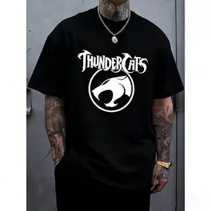 🐱😎[100% Cotton][Graphic T Shirt]Roaring Cat Graphic T-Shirt – Retro Cartoon Style Tee, Unisex Casual Cotton Short Sleeve Top, Bold Animal Print Streetwear Shirt, Soft Comfortable Everyday Wear, Trendy Gift for Men & Women