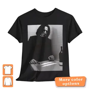 Funny Severus Snape White Powder Graphic Tees, Harry Potter Humor T-Shirt for Men and Women, Vintage Cotton Design, Funny Movie T-Shirt