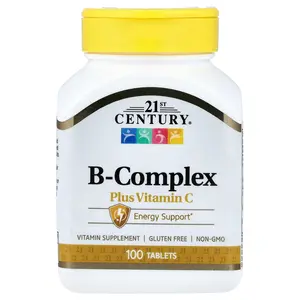21st Century B-Complex plus Vitamin C, 100 Tablets