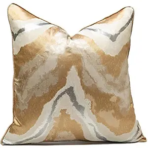 Gold Decorative Throw Pillow Covers,20x20,, Stylish,,Decorative Cover Pillow Covers for Couch,Sofa,Bed,Home (Gold,20X20)