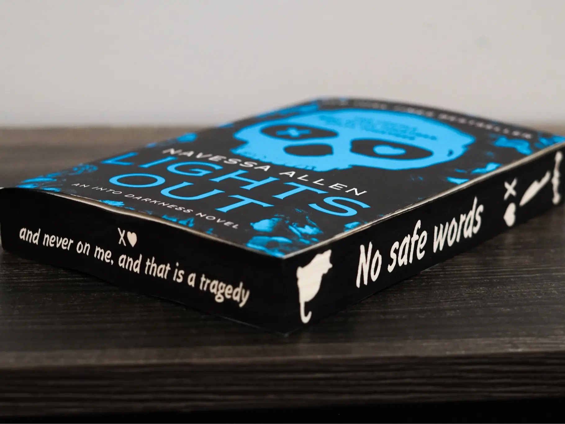 Lights Out Paperback with Painted Edges by Navessa Allen - Special Edition Featuring Iconic References and Aly's Viral Comment