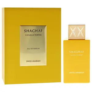 Swiss Arabian Shaghaf Vanilla Toffee 2.5 oz EDP Spray Unisex Perfume Sweet Warm Long Lasting Fragrance from Dubai Travel Friendly Eau de Parfum