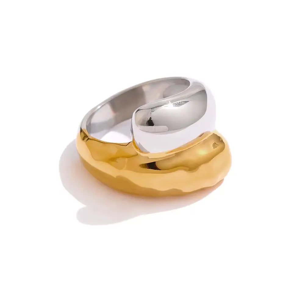 Two Tone Statement Ring
