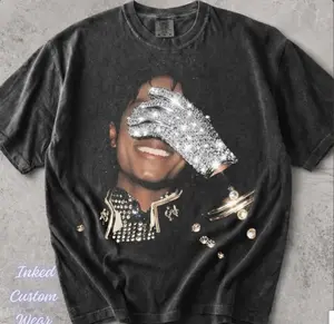 Comfort Colors MJ King Of Pop Graphic Tee Retro Graphic Trendy Unisex Shirt