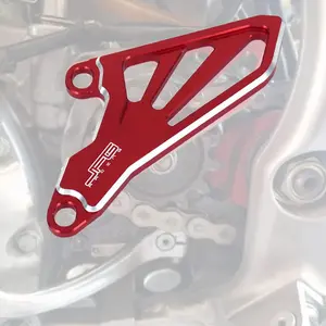 Dirt Bike Front Sprocket Cover Guard Aluminum CNC for Honda CR250R 2002-2007 CRF250R 2004-2009 CRF250X 2004-2017 CRF450R 2008 YZ125 2005-2025 YZ125X 2017-2025