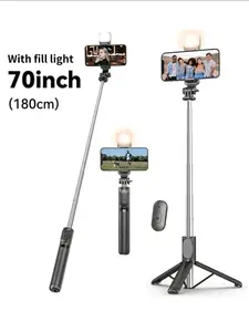 Extendable Selfie Stick Tripod for Video Recording and Live Stream