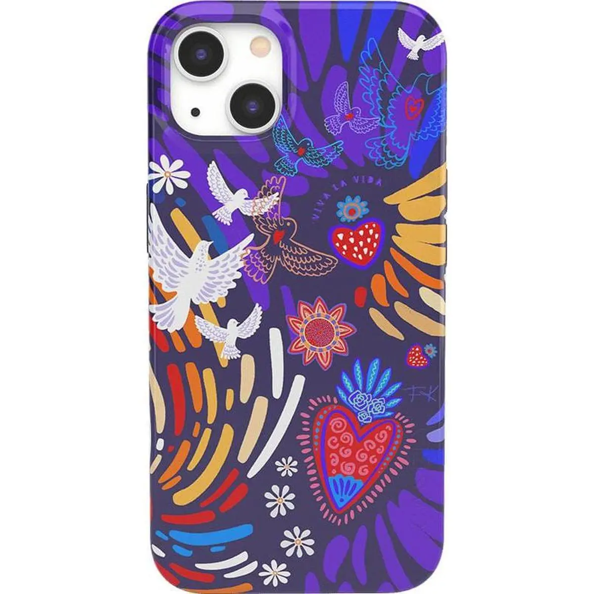 Casely iPhone 14 Plus Case | Viva La Vida | Frida Kahlo Collage | Compatible with MagSafe | Classic Ultra Thin Design