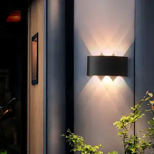 Waterproof LED Wall Light, Wall Sconce, Indoor/outdoor Use, Hotel Garden Villa Outdoor Wash Wall Lamp, Ac85-265v, 4/6/8/10w, Ip65 Waterproof Aluminum Shell