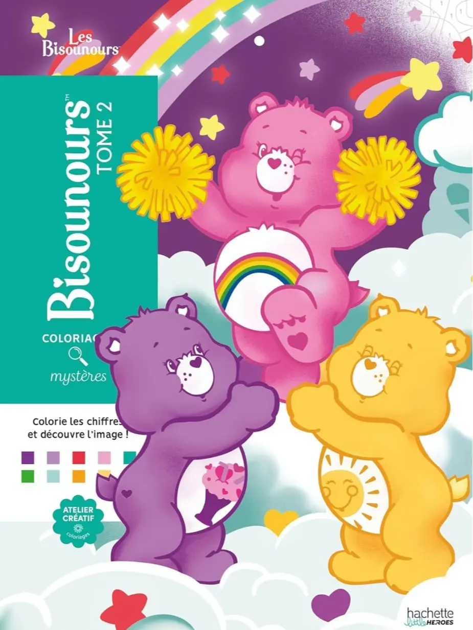 Care Bears Mystery Color by Number Book Vol. 2 | Fun Coloring Activity for Kids