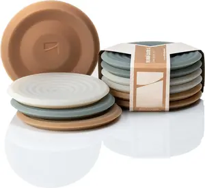 The Degre Coasters XL (Joshua Tree, Set of 6) by . 10mm Thick, Dishwasher Safe, Stain-Resistant, Outdoor, Coffee Table, , Modern, Mid Century, Drink, Non-Absorbent, Housewarming Gift