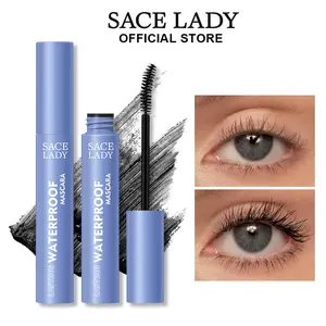 SACE LADY Black Mascara Waterproof Volume Lengthening Smudge-proof Eyelashes Eye Makeup 6g