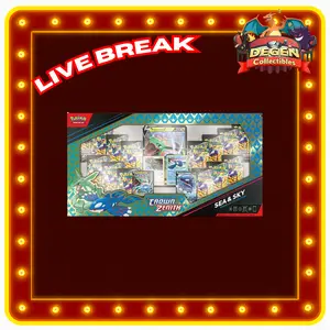 Pokemon TCG [ENG] Crown Zenith Sea & Sky Premium Collection - LIVE RIP ONLY
