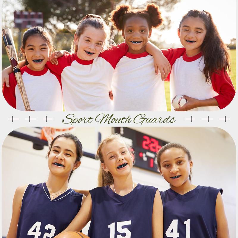 2 Pcs Cross Wrestling Mouth Guards Christian Teeth Armor Sport Game Guard with Case Religious Mouth Guard Baseball Football Lacrosse Basketball Rugby Boxing Taekwondo