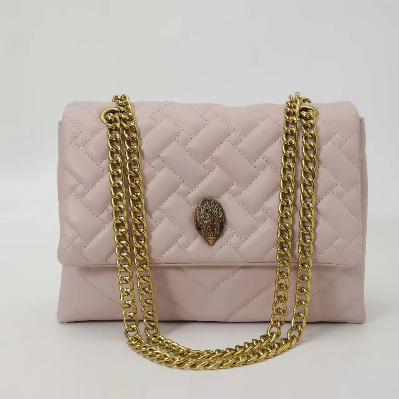 Trendy Rhombus Chain Women's Bag, Stylish Letter Design, High-End Handbag, Crossbody Shoulder Bag, Fashionable Small Square Backpack