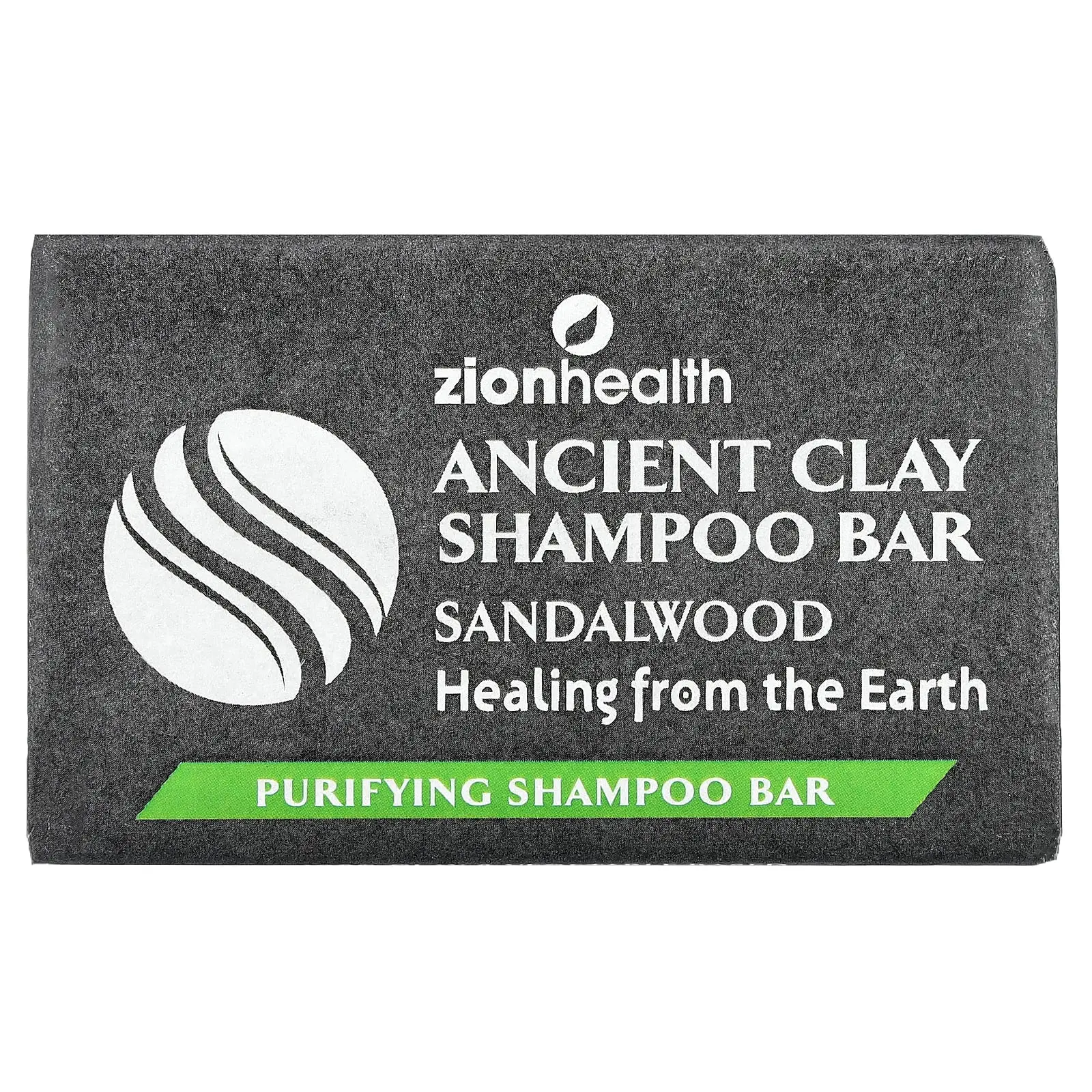 Zion Health Ancient Clay Shampoo Bar, Sandalwood, 6 oz (70 g)