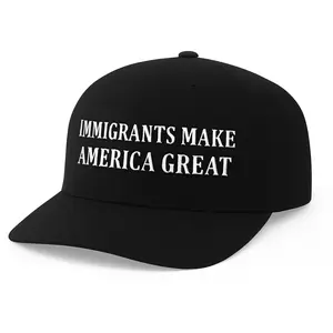 NO FLAG SOLID - Immigrants Make America Great Hat