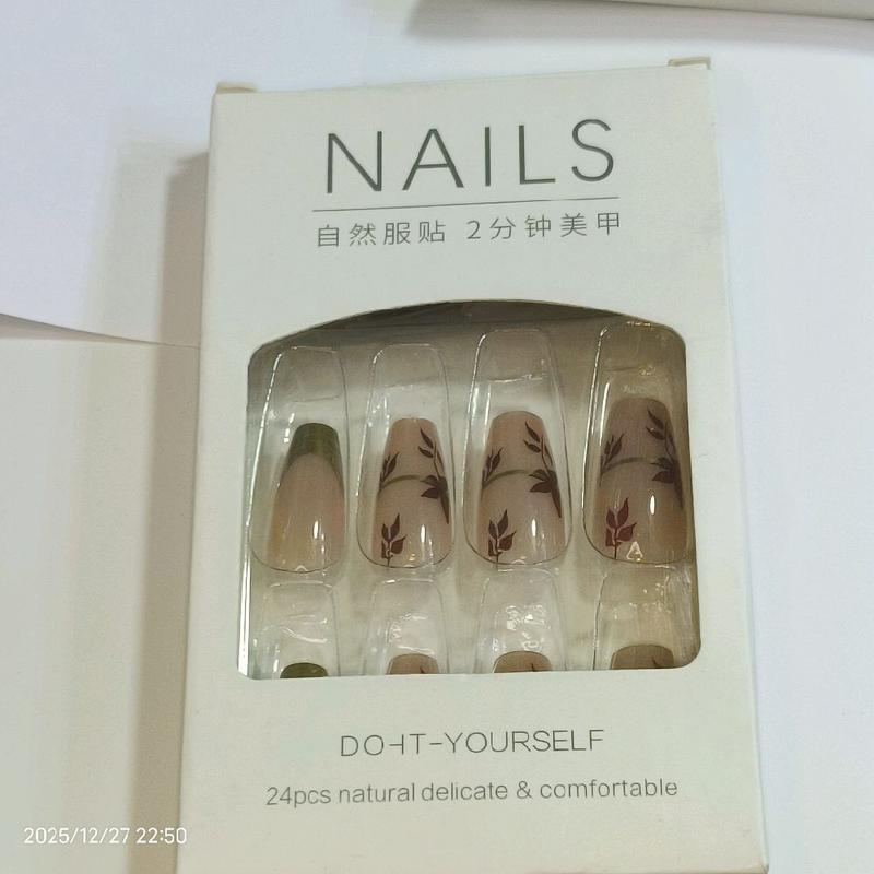 9boxes heart Press On Nails Fake Nails French Nude Nails Nail Tip with Assorted Designs and Colors microFrenchtips.