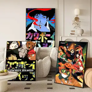 Anime C-Cowboy B-Bebop Painting Calligraphy Canvas Wall Art｜Gallery-Grade Waterproof Poster｜Fade-Resistant & Scratch-Proof｜Perfect Gift & Home Decor｜Living Room, Bedroom, Home Decoration｜Multiple Size