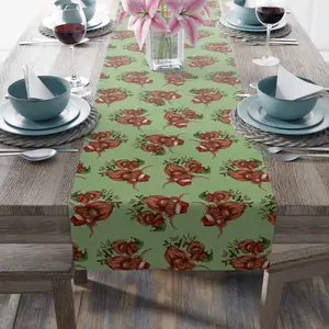 Highland Cows Christmas Table Runner