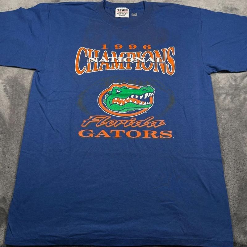 Vintage 1996 Florida Gators NCAA Football National Championship T-Shirt Mens XL JCF