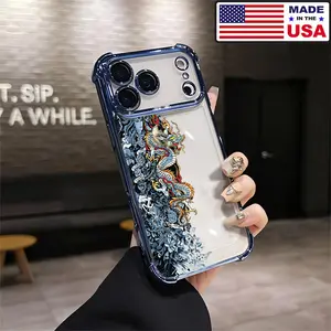 Dragon Tattoo Oriental Dragon Art Aesthetic Design Pattern Casing For iPhone 17 16 15 14 13 12 Samsung 22 23 24 25 Plus Pro Max Ultra Soft Silicon TPU Shockproof Protector Vintage Unique Fashion Mobile Phone Case