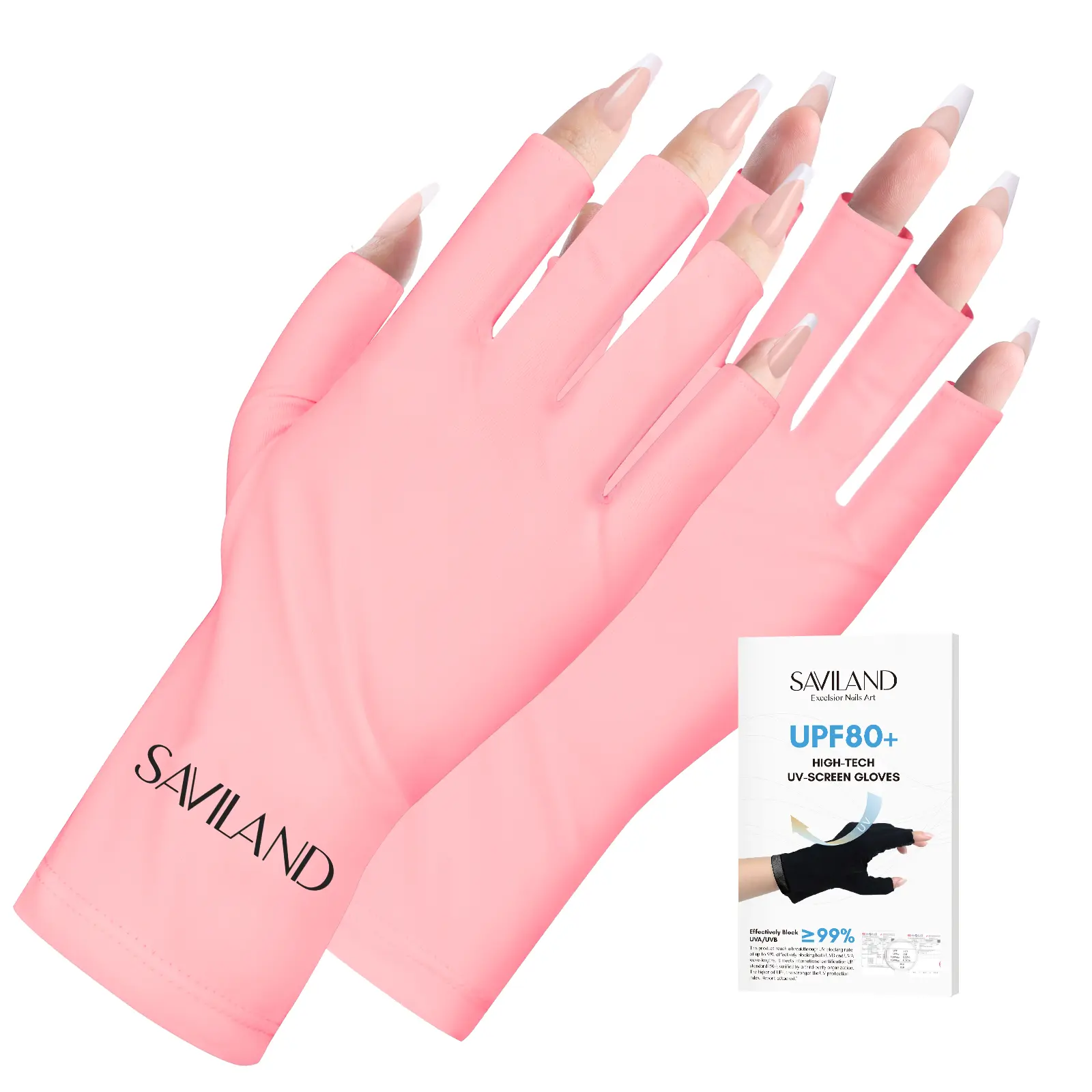 Pink UV Gloves