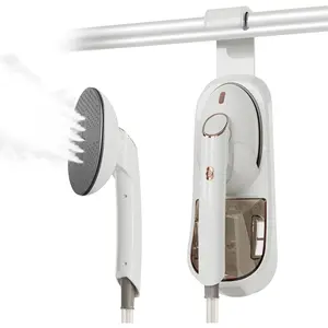 Steamer for Clothes, 1500W Large Soleplate Clothes Steamer Iron, Detachable 400ml Water Tank Garment Steamer Professional Steam Iron, 20s Rapid Heat Up Fabric Wrinkles Remover for Home (White)