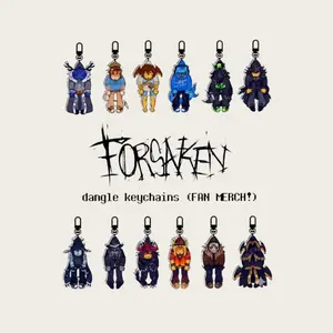 Forsaken Dangle Keychains, Forsaken Character Keychain For Bags Acrylic Keychains, Great For Daily Use Or As Thoughtful Little Gifts For Your Friends And Yourself.
